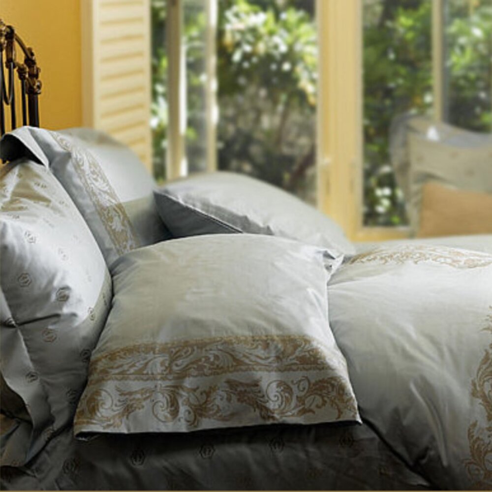 SDH Sophia 100% Egyptian Cotton 550 Thread Count Jacquard Dual King Bed Skirt